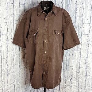 ST. JOHN'S BAY Sunwashed Brown‎ Casual Shirt XL/XG